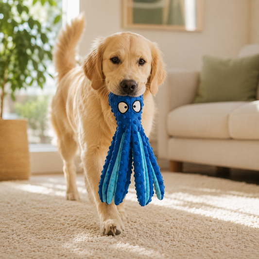 Octopus Squeaky Toy