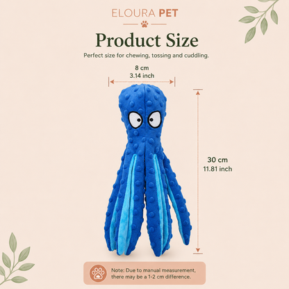 Octopus Squeaky Toy